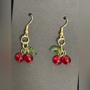 Cherry Gold Earrings